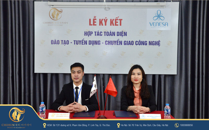 Lễ ký kết Hợp tác toàn diện giữa Chihun Academy và Venesa Việt Nam