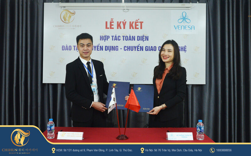Lễ ký kết Hợp tác toàn diện giữa Chihun Academy và Venesa Việt Nam